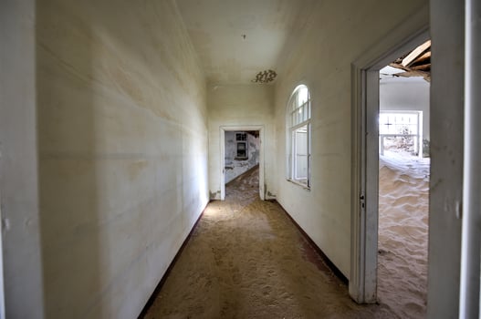 Ghost town Kolmanskop, Namibia photo