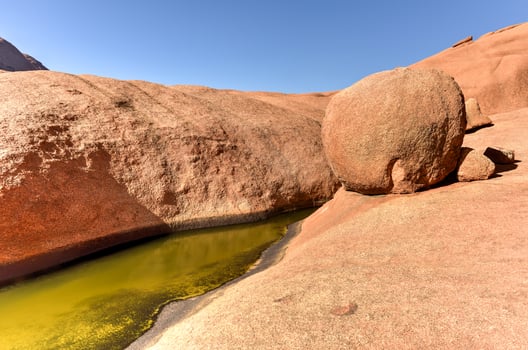 Rock formations in Spitzkoppe, Namibia photo