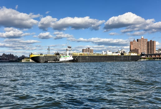 Tug Boat in Hudson River photo