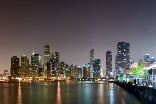 Chicago Skyline from Navy Pier photo