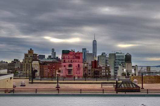 Aerial View of Downtown Manhattan photo