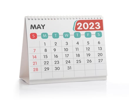 May 2023 Desk Calendar photo