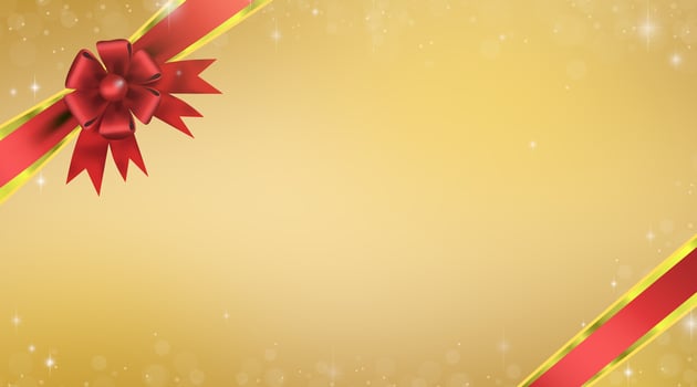Gift cards for the festive special. With a print Cabins red glowing yellow gold. photo