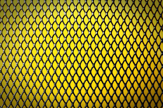 Black iron wire pattern background photo