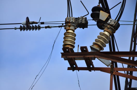 Some details from a high voltage post photo
