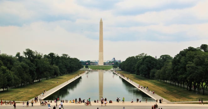 A view of the Washington Monument photo