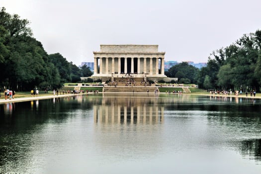 Washington in the USA in 2015. A view of the Lincoln Memorial photo