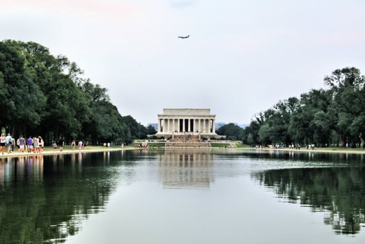 A view of the Lincoln Memorial in Washington photo