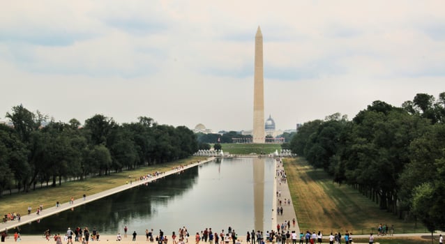 A view of the Washington Monument photo