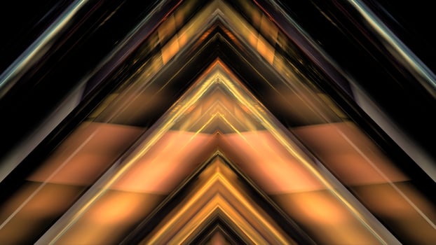 Abstract glowing geometric background. Modern digital technologies, an element of design and decoration. 3d render photo