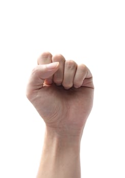 hand fist symbol isolated photo