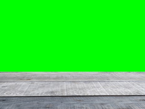 shelf plank green screen background  green screen gray wooden table concept exhibit advertisement product photo