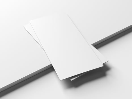 tri fold brochure mockup photo