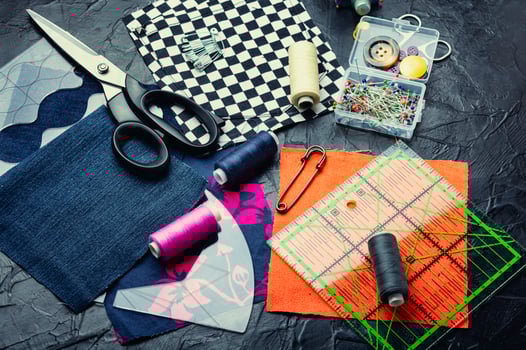 A set of accessories for needlework photo