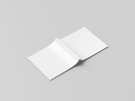 perfect binding brochure mockup photo