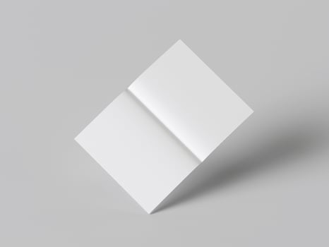 square booklet brochure mockup photo