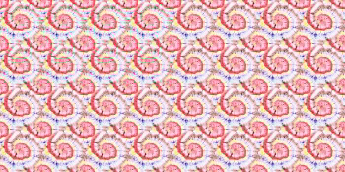Girly Psychedelic Kaleidoscope. Seamless. Tie photo