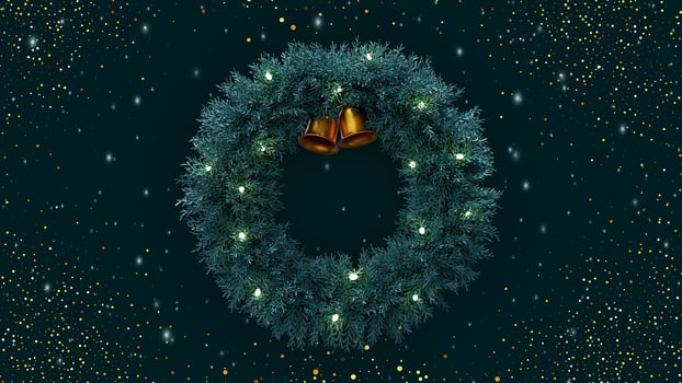 Christmas 3d background photo