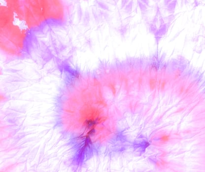 Violet Watercolor Batik Repeat. Dye Bleach Paint photo