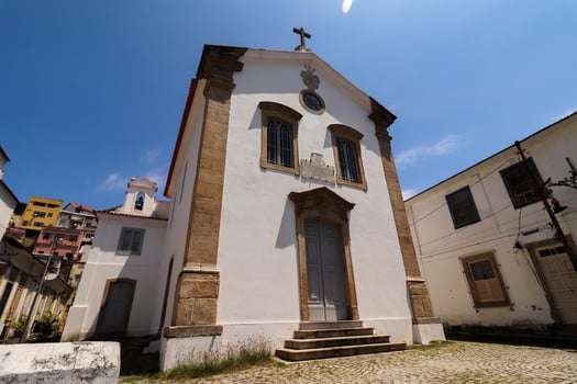 Rio de Janeiro, RJ, Brazil, 2022 - Saint Francis of Prainha Church, downtown Rio, was erected in 1696 at the foot of Conceicao Hill photo