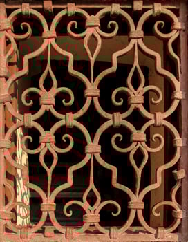 Old iron window photo