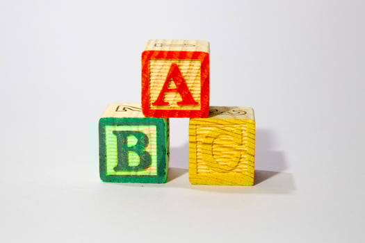 Wooden Alphabet Blocks photo