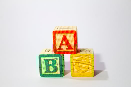 Wooden Alphabet Blocks photo