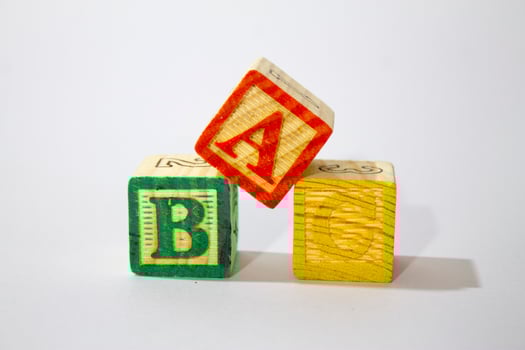 Wooden Alphabet Blocks photo