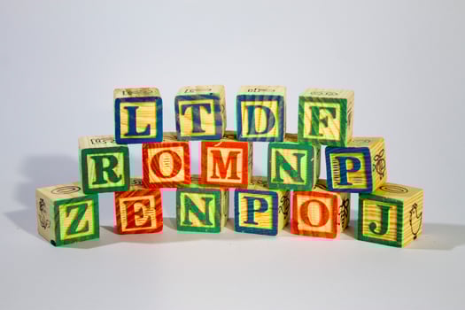 Wooden Alphabet Blocks photo