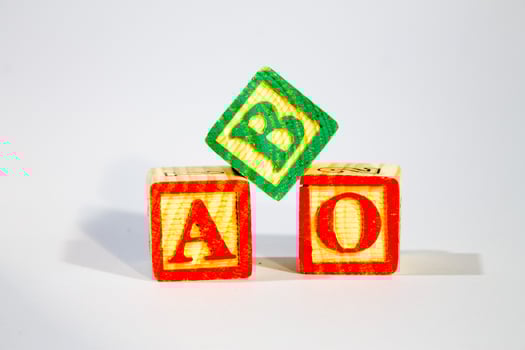 Wooden Alphabet Blocks photo