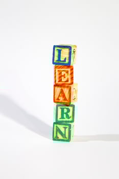 Wooden Alphabet Blocks photo