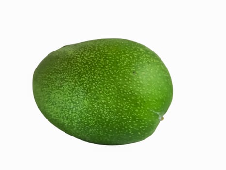 Fresh green honey mango isolate on white background photo