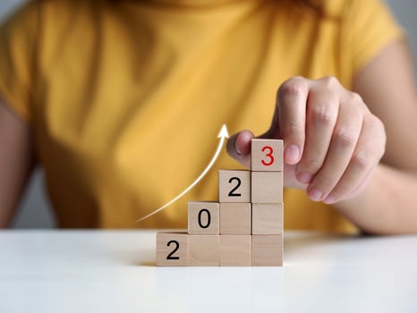annual planning business, strategy planning, business growth, new year 2023 photo