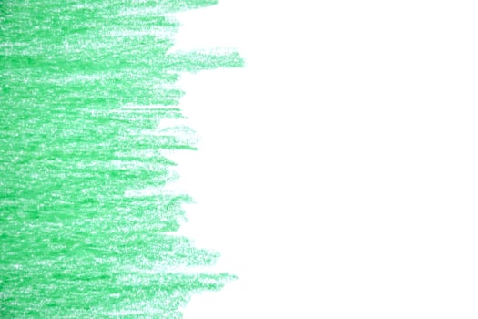 green crayon texture background. hand paint photo
