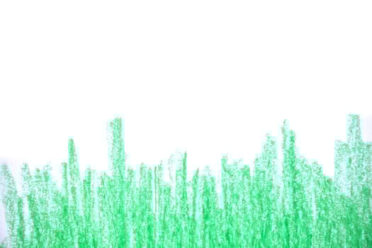 green crayon texture background. hand paint photo