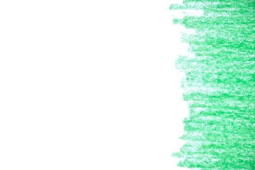 green crayon texture background. hand paint photo