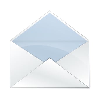 white opened envelope photo