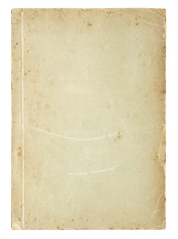 old book pages isolated on white photo