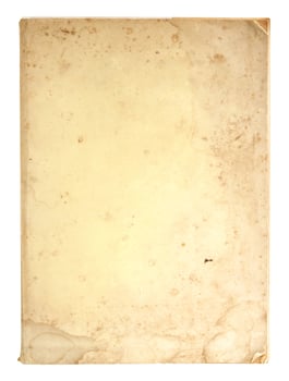 old book pages isolated on white photo