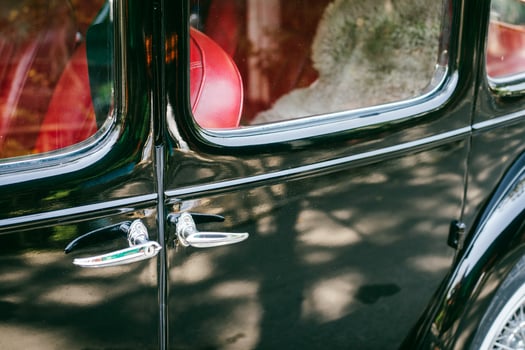 vintage car door photo