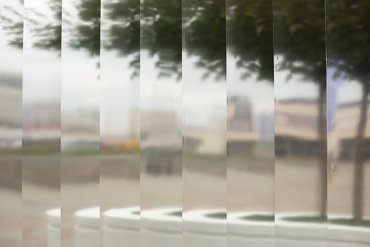 Reflective surface. Wall. Steel texture. photo