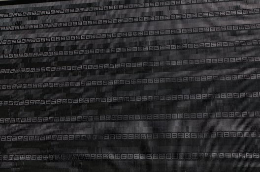Numbering abstract background images in black and white tone color. photo