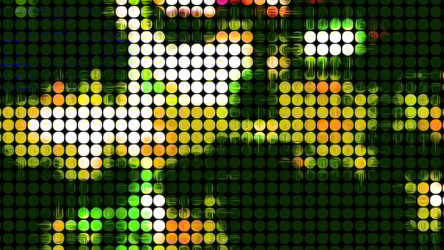 A most beautiful abstract small balls art wallpaper photo