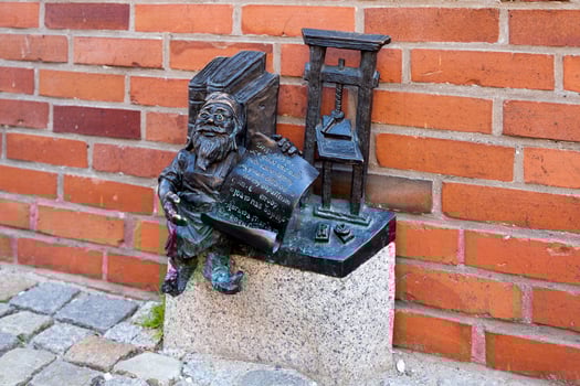 Gnomes of Wroclaw - Caspar the Printer photo