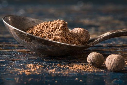 Ground Allspice on a Spoon photo