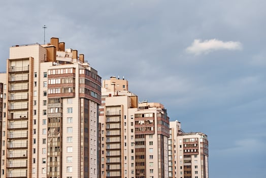 View of modern building in a city landscape photo