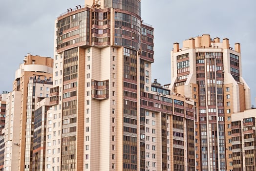 View of modern building in a city landscape photo