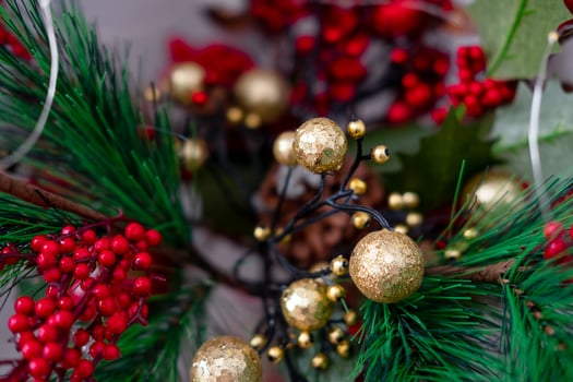 Christmas toys and toys. New Year's atmosphere. photo