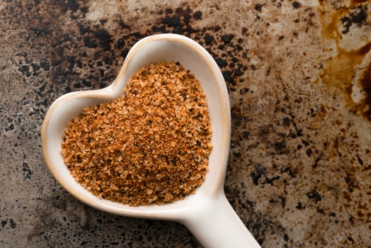 Cajun Seasoning in a Heart Shape photo