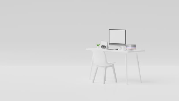 Minimalist Home office photo